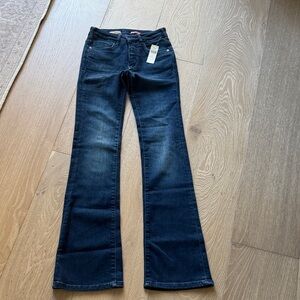 Pilcro Dark Blue Flare Jeans